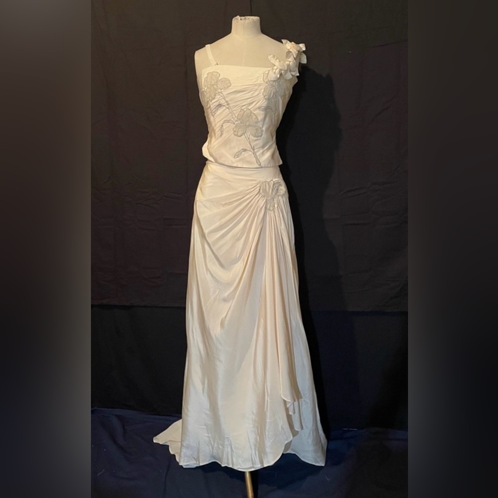 ISO Enzo Rubino Alta Moda Spose Gilda two piece dress